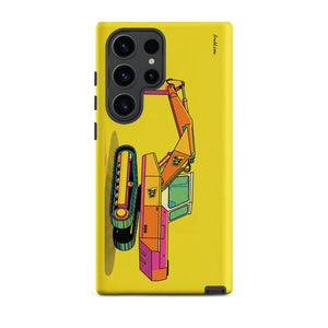 Furrow & Fields Tough case for Samsung® Matte / Samsung Galaxy S23 Ultra JCB 806 Pop Art | Tough case for Samsung® Quality Farmers Merch