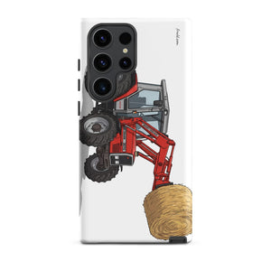 Furrow & Fields Tough case for Samsung® Matte / Samsung Galaxy S23 Ultra Massey Ferguson 3070 Autotronic | Tough case for Samsung® Quality Farmers Merch