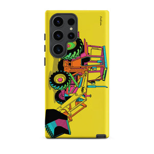 Furrow & Fields Tough case for Samsung® Matte / Samsung Galaxy S23 Ultra Massey Ferguson 50E Pop Art | Tough case for Samsung® Quality Farmers Merch