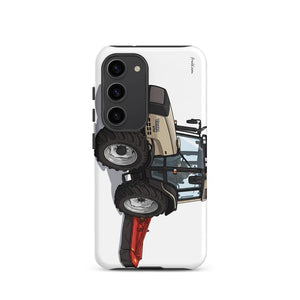 Furrow & Fields Tough case for Samsung® Matte / Samsung Galaxy S23 Valtra 6750 | Tough case for Samsung® Quality Farmers Merch