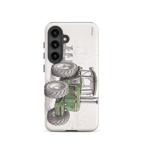 Furrow & Fields Tough case for Samsung® Matte / Samsung Galaxy S24 John Deere 4350 Pencil Sketch | Tough case for Samsung® Quality Farmers Merch