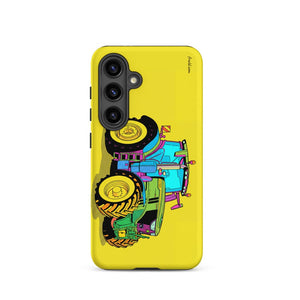 Furrow & Fields Tough case for Samsung® Matte / Samsung Galaxy S24 John Deere 6R 250 Pop Art | Tough case for Samsung® Quality Farmers Merch