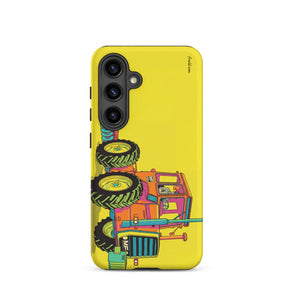 Furrow & Fields Tough case for Samsung® Matte / Samsung Galaxy S24 Massey Ferguson 1200 Pop Art | Tough case for Samsung® Quality Farmers Merch