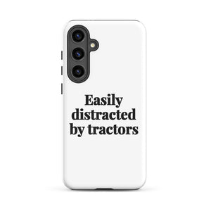 Furrow & Fields Tough case for Samsung® Matte / Samsung Galaxy S24 Plus Easily Distracted By Tractors | Tough case for Samsung® Quality Farmers Merch