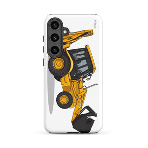 Furrow & Fields Tough case for Samsung® Matte / Samsung Galaxy S24 Plus JCB 3CX Sitemaster SRS | Tough case for Samsung® Quality Farmers Merch