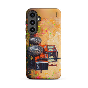Furrow & Fields Tough case for Samsung® Matte / Samsung Galaxy S24 Plus Massey Ferguson 1200 Splash Art | Tough case for Samsung® Quality Farmers Merch
