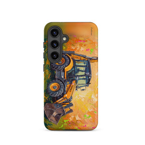 Furrow & Fields Tough case for Samsung® Matte / Samsung Galaxy S24 Terex 860 Elite Splash Art | Tough case for Samsung® Quality Farmers Merch