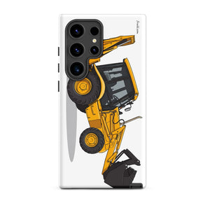 Furrow & Fields Tough case for Samsung® Matte / Samsung Galaxy S24 Ultra JCB 3CX Sitemaster SRS | Tough case for Samsung® Quality Farmers Merch