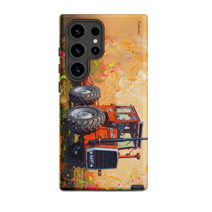 Furrow & Fields Tough case for Samsung® Matte / Samsung Galaxy S24 Ultra Massey Ferguson 1200 Splash Art | Tough case for Samsung® Quality Farmers Merch