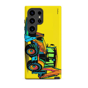Furrow & Fields Tough case for Samsung® Matte / Samsung Galaxy S24 Ultra Terex 860 Elite Pop Art | Tough case for Samsung® Quality Farmers Merch