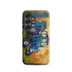 Furrow & Fields Tough case for Samsung® Matte / Samsung Galaxy S25 Ford 7600 Splash Art | Tough case for Samsung® Quality Farmers Merch