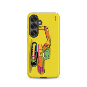 Furrow & Fields Tough case for Samsung® Matte / Samsung Galaxy S25 JCB 806 Pop Art | Tough case for Samsung® Quality Farmers Merch