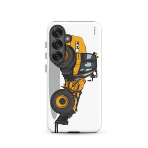 Furrow & Fields Tough case for Samsung® Matte / Samsung Galaxy S25 JCB TM420 | Tough case for Samsung® Quality Farmers Merch