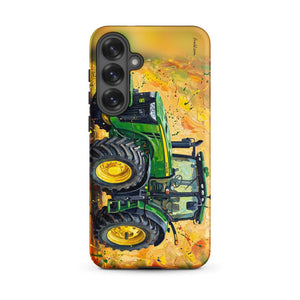 Furrow & Fields Tough case for Samsung® Matte / Samsung Galaxy S25 Plus John Deere 8345R Splash Art | Tough case for Samsung® Quality Farmers Merch