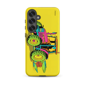 Furrow & Fields Tough case for Samsung® Matte / Samsung Galaxy S25 Plus Massey Ferguson 6255 Pop Art | Tough case for Samsung® Quality Farmers Merch