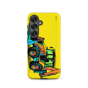 Furrow & Fields Tough case for Samsung® Matte / Samsung Galaxy S25 Terex 860 Elite Pop Art | Tough case for Samsung® Quality Farmers Merch
