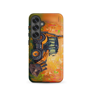 Furrow & Fields Tough case for Samsung® Matte / Samsung Galaxy S25 Terex 860 Elite Splash Art | Tough case for Samsung® Quality Farmers Merch
