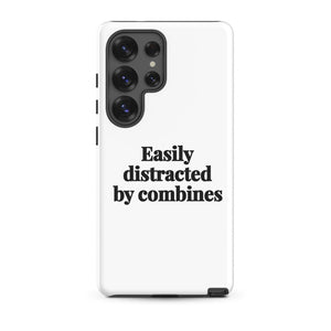 Furrow & Fields Tough case for Samsung® Matte / Samsung Galaxy S25 Ultra Easily Distracted By Combines | Tough case for Samsung® Quality Farmers Merch