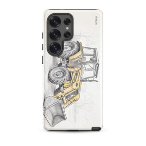 Furrow & Fields Tough case for Samsung® Matte / Samsung Galaxy S25 Ultra Massey Ferguson 50E Pencil Sketch | Tough case for Samsung® Quality Farmers Merch