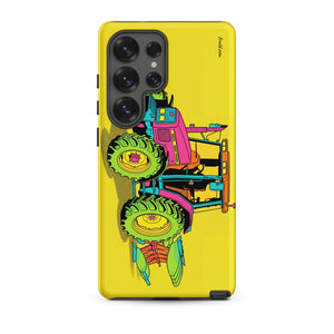 Furrow & Fields Tough case for Samsung® Matte / Samsung Galaxy S25 Ultra Massey Ferguson 6255 Pop Art | Tough case for Samsung® Quality Farmers Merch
