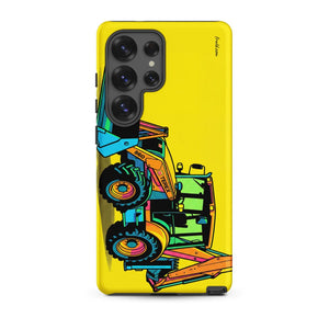 Furrow & Fields Tough case for Samsung® Matte / Samsung Galaxy S25 Ultra Terex 860 Elite Pop Art | Tough case for Samsung® Quality Farmers Merch