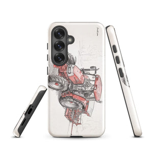 Furrow & Fields Tough case for Samsung® McCormick MC115 Pencil Sketch | Tough case for Samsung® Quality Farmers Merch