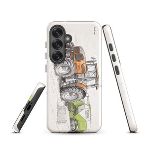 Furrow & Fields Tough case for Samsung® Renault Atles 926 RZ Pencil Sketch | Tough case for Samsung® Quality Farmers Merch