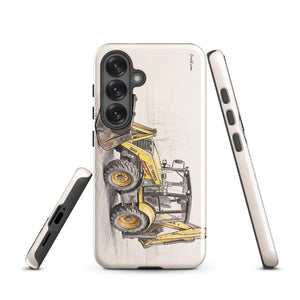 Furrow & Fields Tough case for Samsung® Terex 860 Elite Pencil Sketch | Tough case for Samsung® Quality Farmers Merch