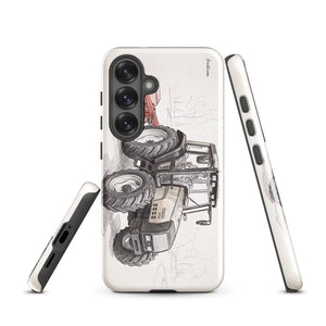 Furrow & Fields Tough case for Samsung® Valtra 6750 Pencil Sketch | Tough case for Samsung® Quality Farmers Merch