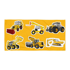 Furrow & Fields Towel JCB Kids Towel Quality Farmers Merch