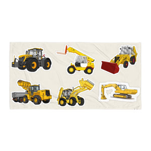 Furrow & Fields Towel JCB Kids Towel No. 4 Quality Farmers Merch