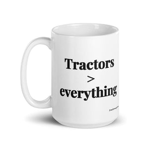 Furrow & Fields Tractors > Everything | White Glossy Mug Quality Farmers Merch