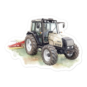 Furrow & Fields Valtra 6750 Watercolor | Bubble-free stickers Quality Farmers Merch