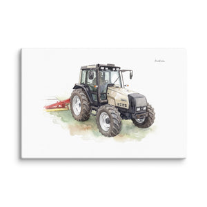Furrow & Fields Valtra 6750 Watercolor | Canvas Quality Farmers Merch
