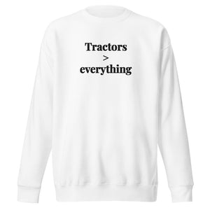 Furrow & Fields White / S Tractors > Everything | Unisex Premium Sweatshirt Quality Farmers Merch