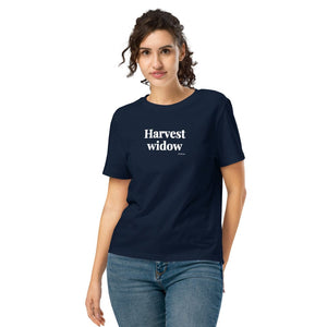 Furrow & Fields Women's T-shirt French Navy / S Harvest Widow | Women's Premium T-shirt Quality Farmers Merch