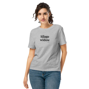 Furrow & Fields Women's T-shirt Heather Grey / S Silage Widow | Women's Premium T-shirt Quality Farmers Merch