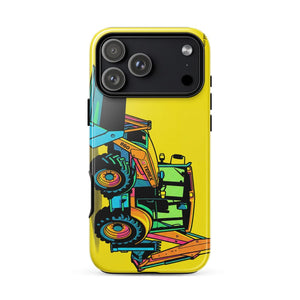 Furrow & Fields Tough Case for iPhone® iPhone 17 Pro Max Terex 860 Elite Pop Art | Tough Case for iPhone® Quality Farmers Merch