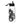 IH Case IH 195 CVX Black | Stainless steel water bottle with a straw lid Quality Farmers Merch