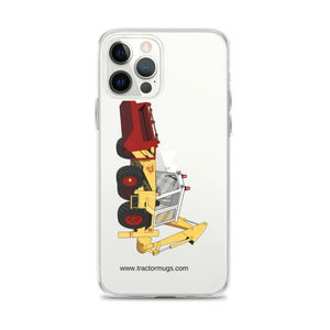 JCB Clear Case for iPhone® iPhone 12 Pro Max JCB 3D (1975) | Clear Case for iPhone® Quality Farmers Merch
