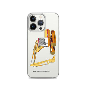 JCB Clear Case for iPhone® iPhone 13 Pro JCB 814 Super | Clear Case for iPhone® Quality Farmers Merch