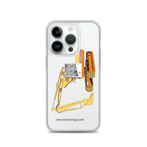 JCB Clear Case for iPhone® iPhone 14 Pro JCB 814 Super | Clear Case for iPhone® Quality Farmers Merch