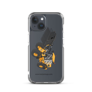 JCB Clear Case for iPhone® iPhone 15 JCB 435 S Farm Master | Clear Case for iPhone® Quality Farmers Merch