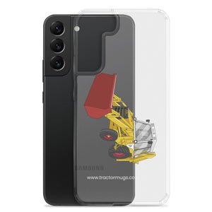 JCB Clear Case for Samsung® JCB 3CX White Cabin 2WD | Clear Case for Samsung® Quality Farmers Merch