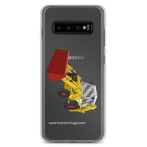 JCB Clear Case for Samsung® Samsung Galaxy S10+ JCB 3CX White Cabin 2WD | Clear Case for Samsung® Quality Farmers Merch