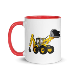 JCB JCB 5CX Backhoe | Mug with Color Inside Quality Farmers Merch