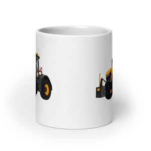 JCB JCB Fastrac 4220 Icon | White glossy mug Quality Farmers Merch