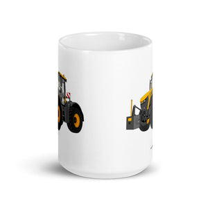 JCB JCB Fastrac 4220 Icon | White glossy mug Quality Farmers Merch