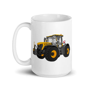 JCB JCB Fastrac 4220 Icon | White glossy mug Quality Farmers Merch