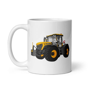 JCB JCB Fastrac 4220 Icon | White glossy mug Quality Farmers Merch